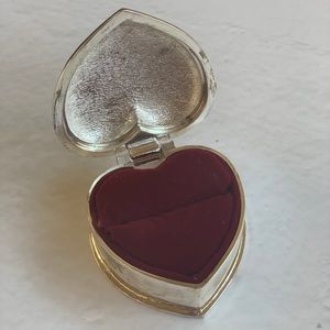 Sterling Silver Heart Ring Box